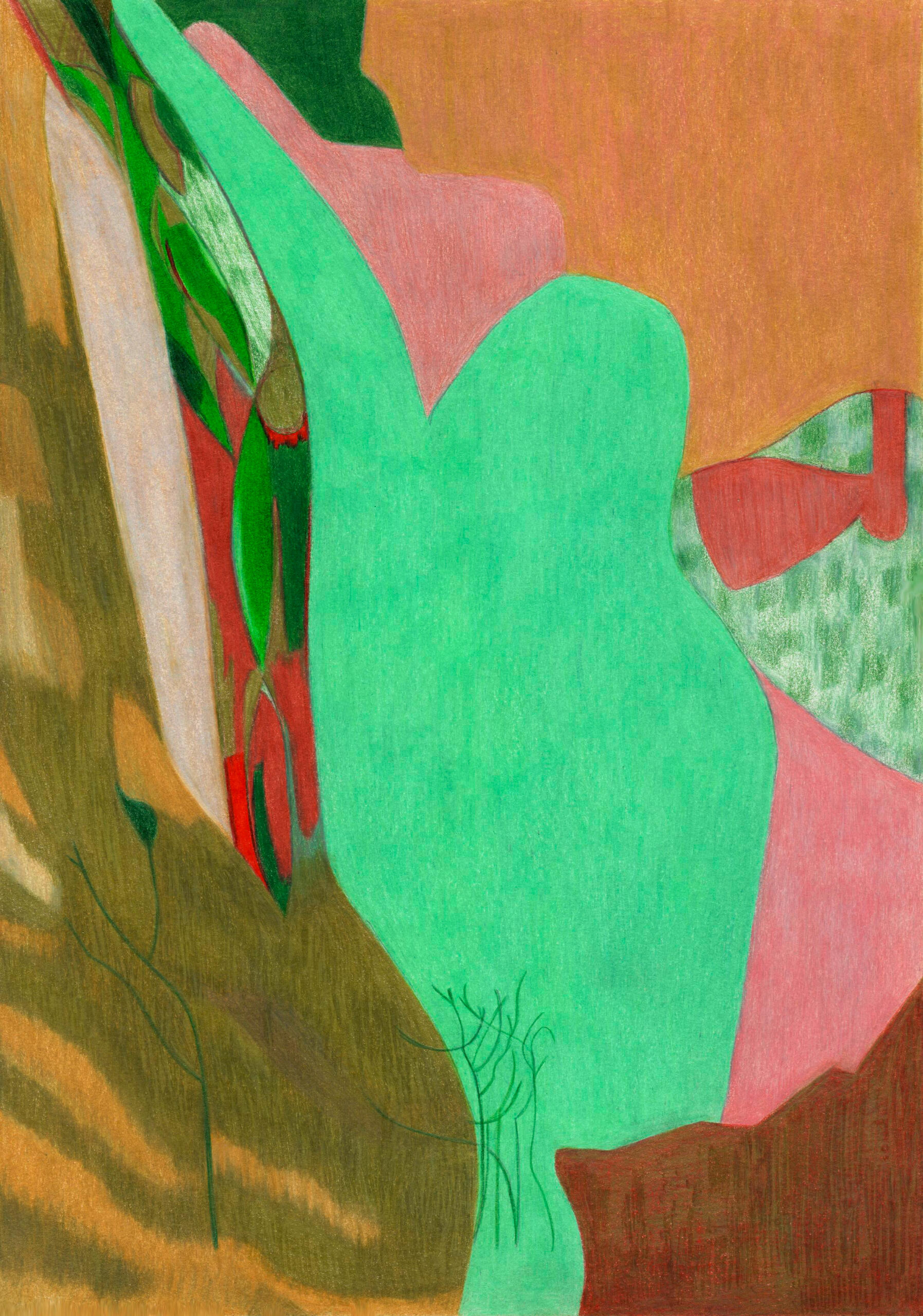 Simiesque Maureen Lasne dessin_aux_crayons_de_couleur_singe_monkey