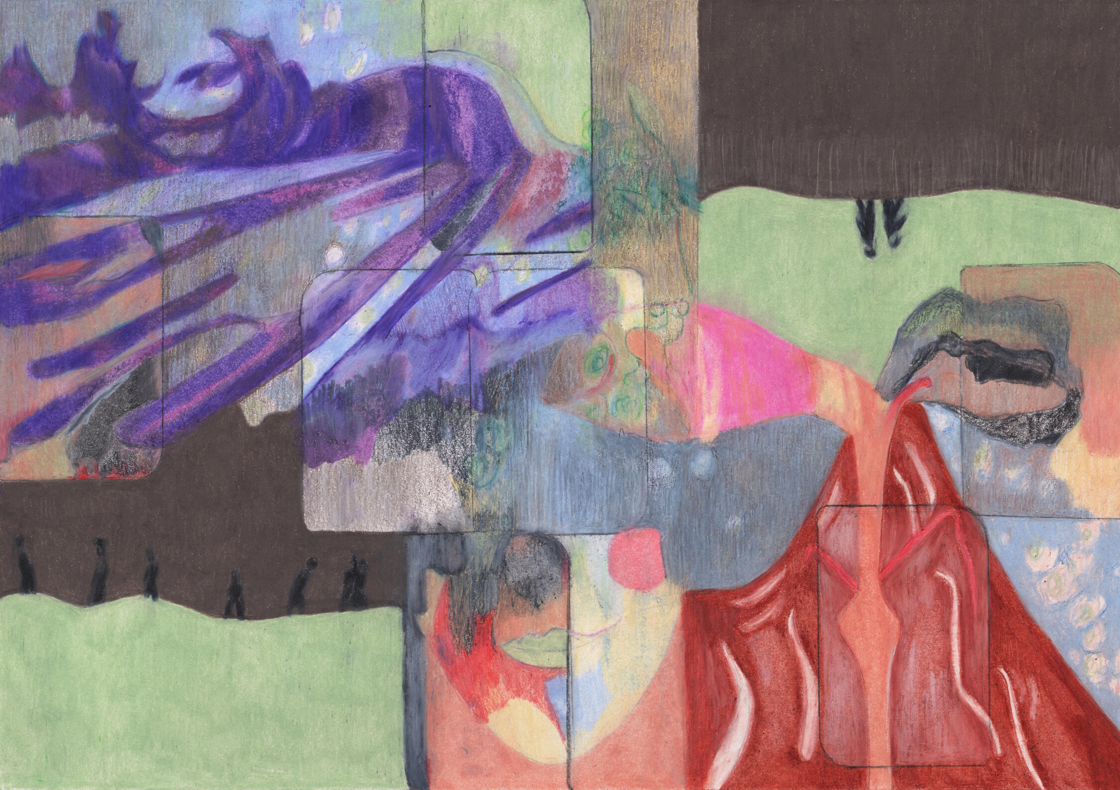 Flyer de l'exposition Volupté de l'étrangeté à Toulon