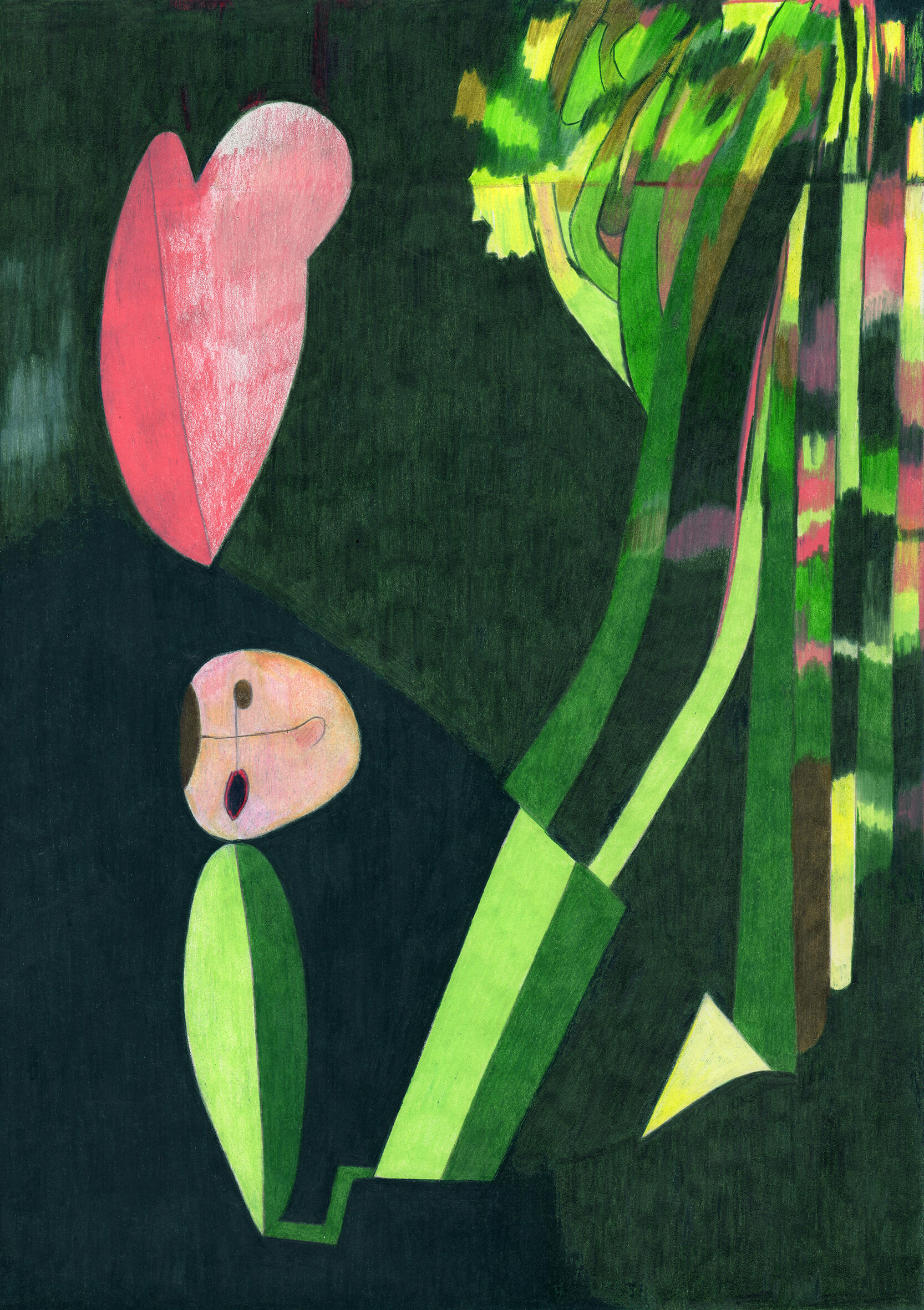 Flyer de l'exposition Volupté de l'étrangeté à Toulon