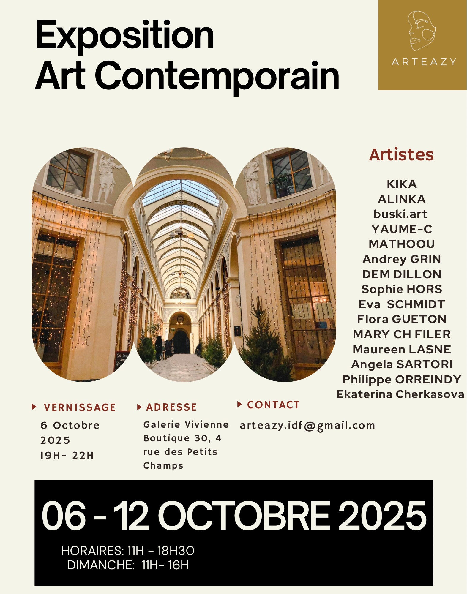 Flyer de l'exposition Volupté de l'étrangeté à Toulon